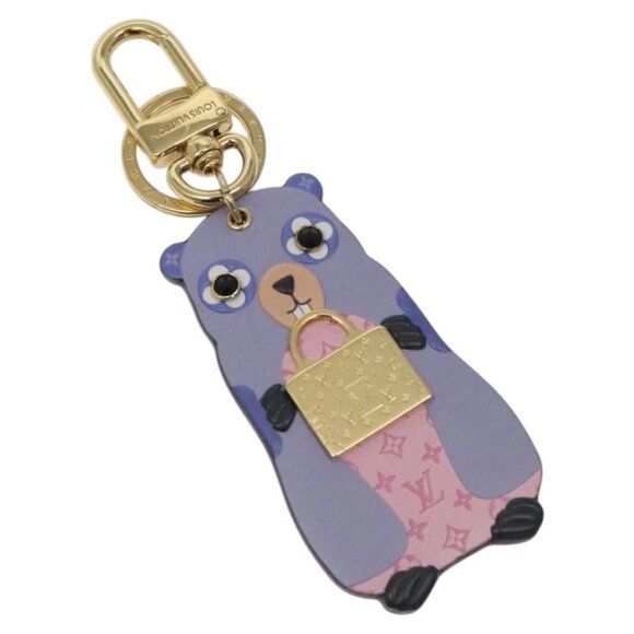 LOUIS VUITTON Monogram LV Marmot Charm Purple - Picture 1 of 9